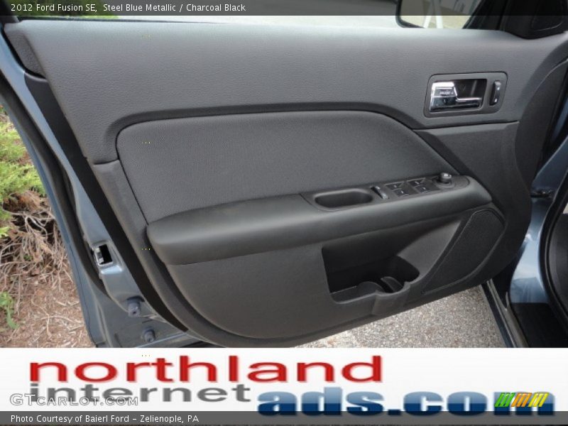 Steel Blue Metallic / Charcoal Black 2012 Ford Fusion SE