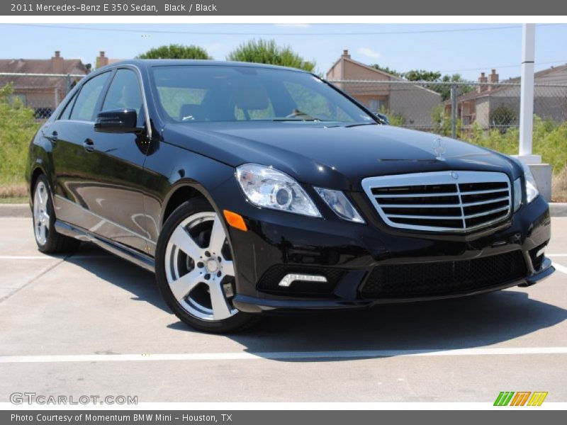 Black / Black 2011 Mercedes-Benz E 350 Sedan