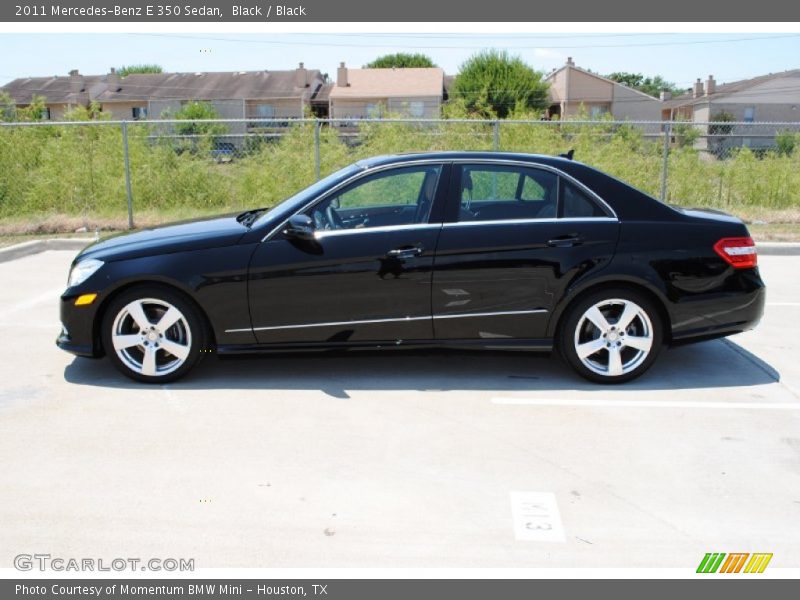 Black / Black 2011 Mercedes-Benz E 350 Sedan