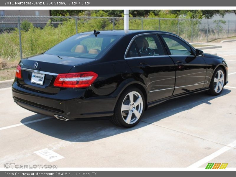 Black / Black 2011 Mercedes-Benz E 350 Sedan