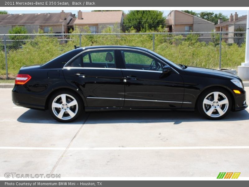 Black / Black 2011 Mercedes-Benz E 350 Sedan