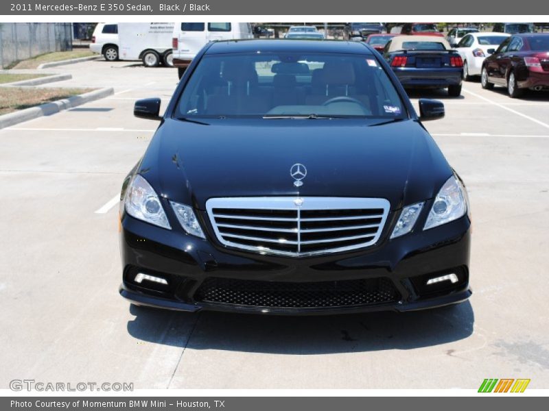 Black / Black 2011 Mercedes-Benz E 350 Sedan