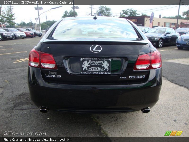Black Onyx / Cashmere 2007 Lexus GS 350 AWD