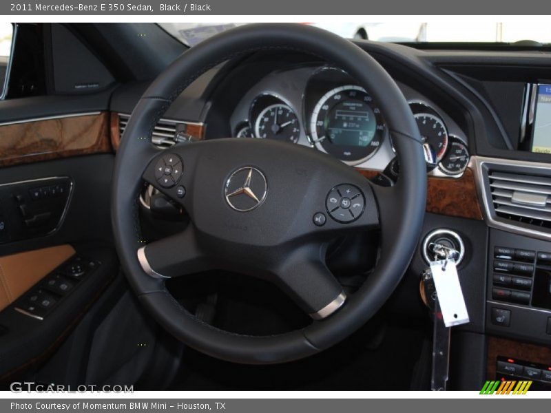 Black / Black 2011 Mercedes-Benz E 350 Sedan