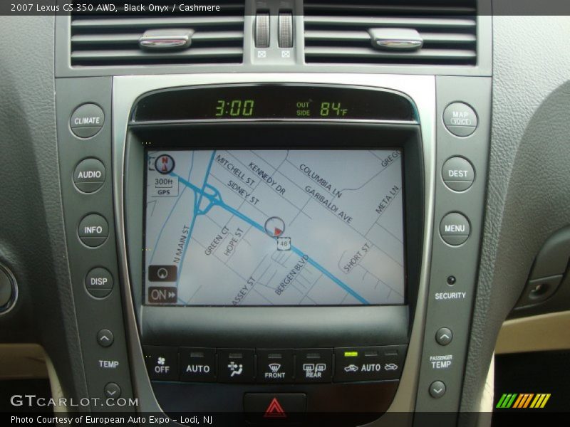 Black Onyx / Cashmere 2007 Lexus GS 350 AWD