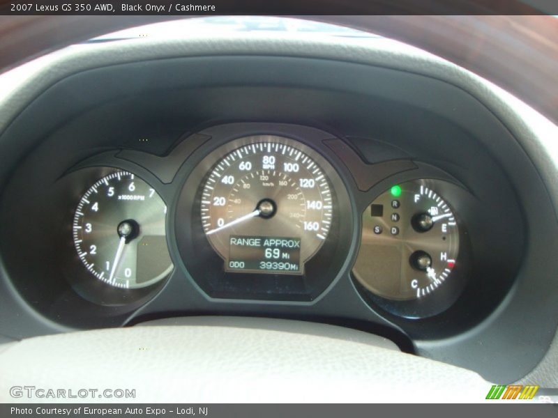 Black Onyx / Cashmere 2007 Lexus GS 350 AWD