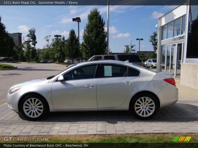 Quicksilver Metallic / Ebony 2011 Buick Regal CXL