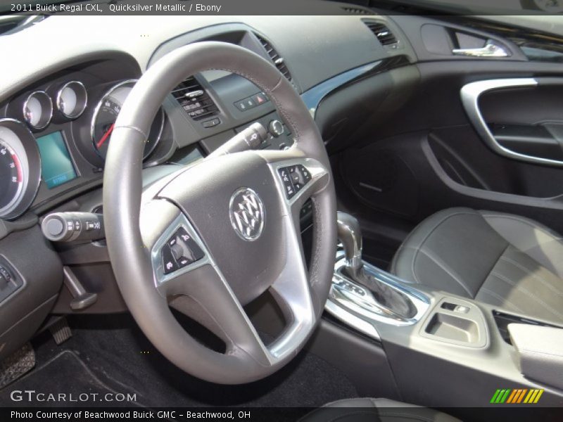 Quicksilver Metallic / Ebony 2011 Buick Regal CXL