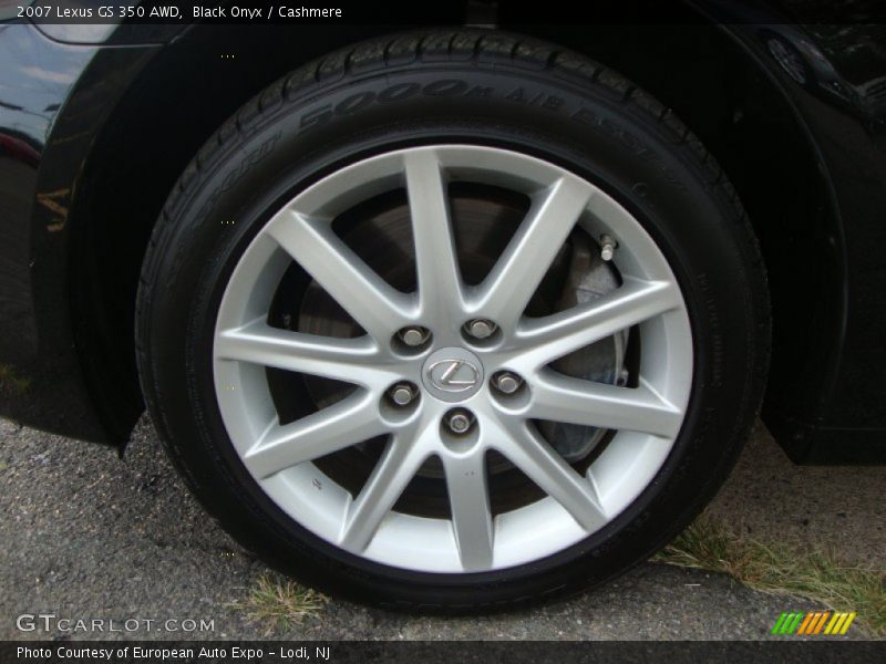 Black Onyx / Cashmere 2007 Lexus GS 350 AWD