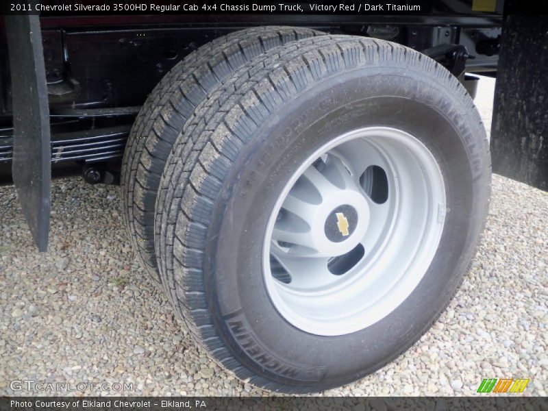  2011 Silverado 3500HD Regular Cab 4x4 Chassis Dump Truck Wheel