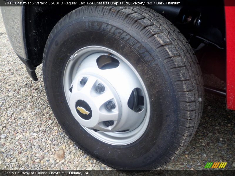  2011 Silverado 3500HD Regular Cab 4x4 Chassis Dump Truck Wheel