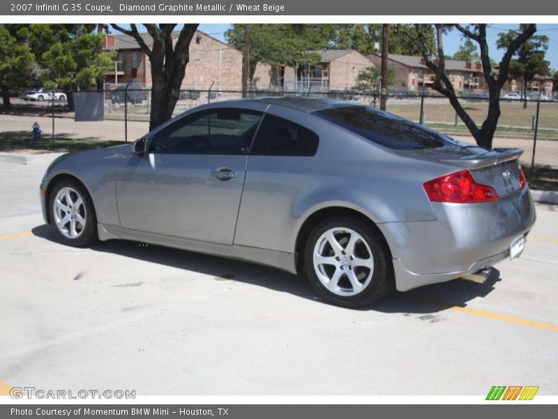 Diamond Graphite Metallic / Wheat Beige 2007 Infiniti G 35 Coupe