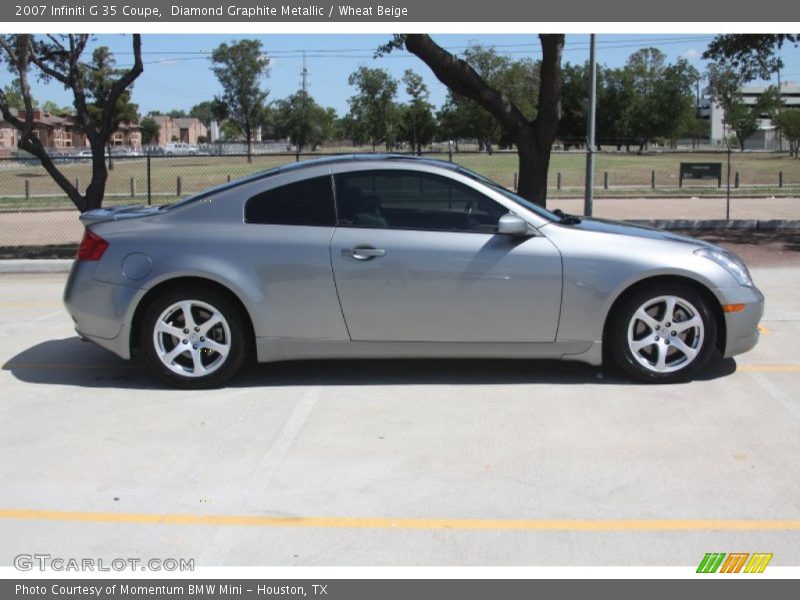 Diamond Graphite Metallic / Wheat Beige 2007 Infiniti G 35 Coupe