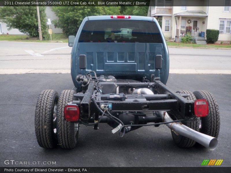 Blue Granite Metallic / Ebony 2011 Chevrolet Silverado 3500HD LTZ Crew Cab 4x4