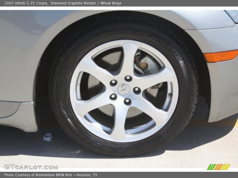 Diamond Graphite Metallic / Wheat Beige 2007 Infiniti G 35 Coupe