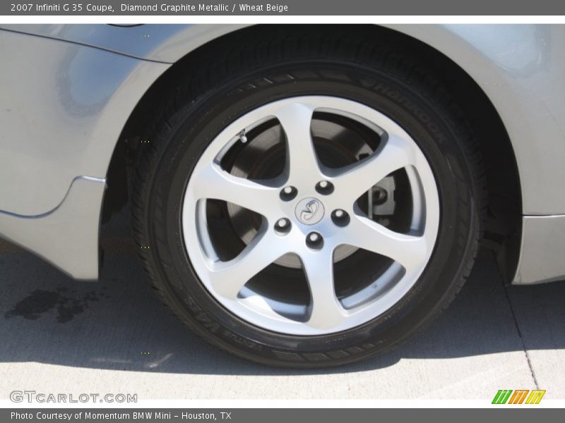 Diamond Graphite Metallic / Wheat Beige 2007 Infiniti G 35 Coupe