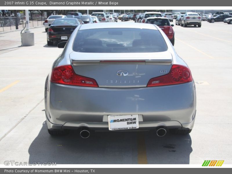 Diamond Graphite Metallic / Wheat Beige 2007 Infiniti G 35 Coupe