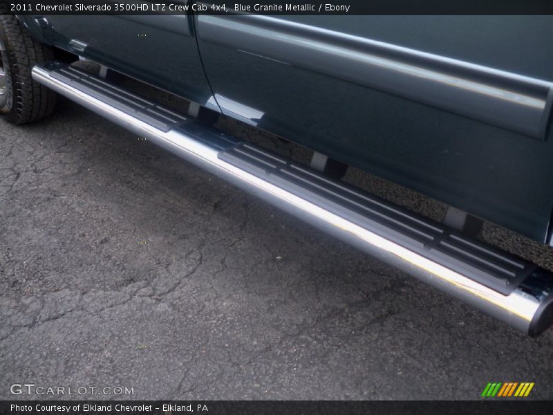 Blue Granite Metallic / Ebony 2011 Chevrolet Silverado 3500HD LTZ Crew Cab 4x4