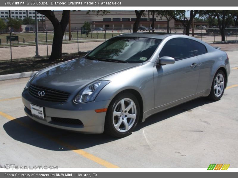 Diamond Graphite Metallic / Wheat Beige 2007 Infiniti G 35 Coupe