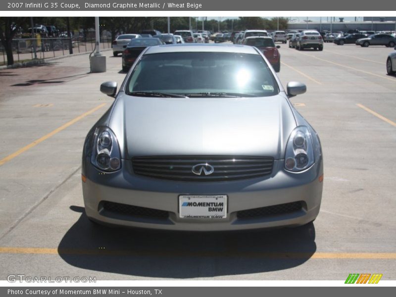 Diamond Graphite Metallic / Wheat Beige 2007 Infiniti G 35 Coupe