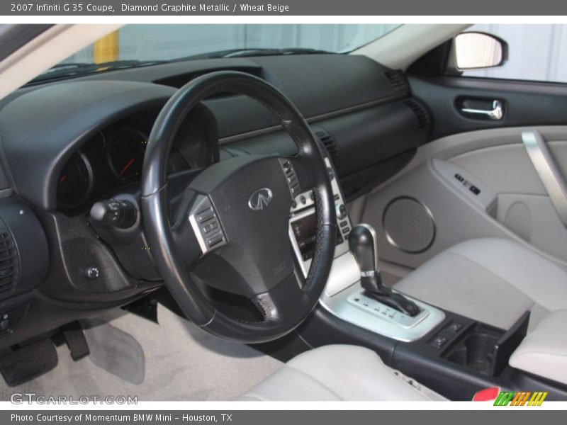 Diamond Graphite Metallic / Wheat Beige 2007 Infiniti G 35 Coupe