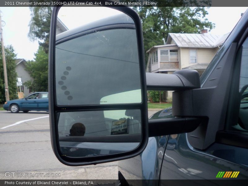 Blue Granite Metallic / Ebony 2011 Chevrolet Silverado 3500HD LTZ Crew Cab 4x4