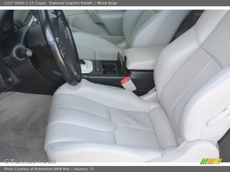 Diamond Graphite Metallic / Wheat Beige 2007 Infiniti G 35 Coupe