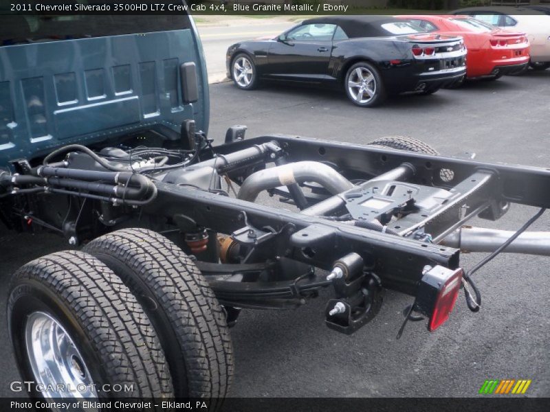 Blue Granite Metallic / Ebony 2011 Chevrolet Silverado 3500HD LTZ Crew Cab 4x4