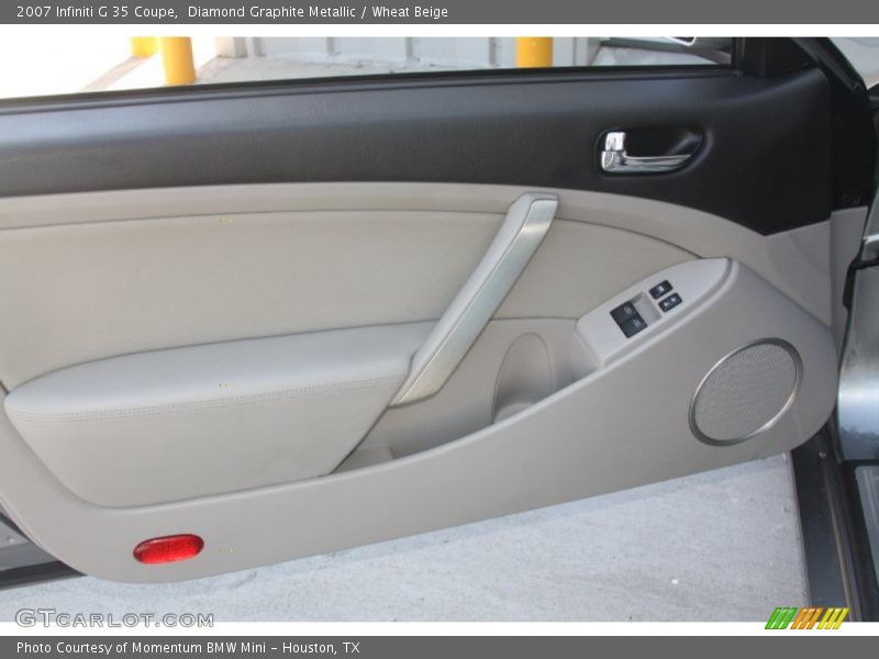 Diamond Graphite Metallic / Wheat Beige 2007 Infiniti G 35 Coupe