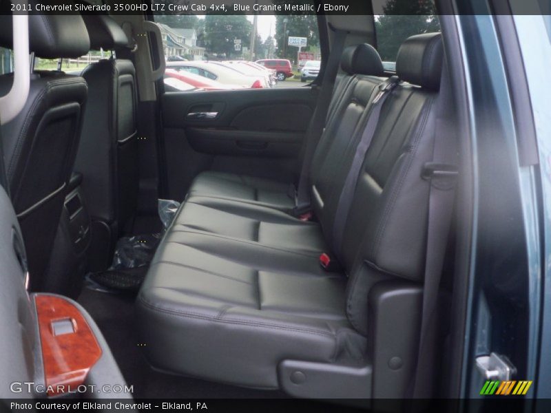 Blue Granite Metallic / Ebony 2011 Chevrolet Silverado 3500HD LTZ Crew Cab 4x4