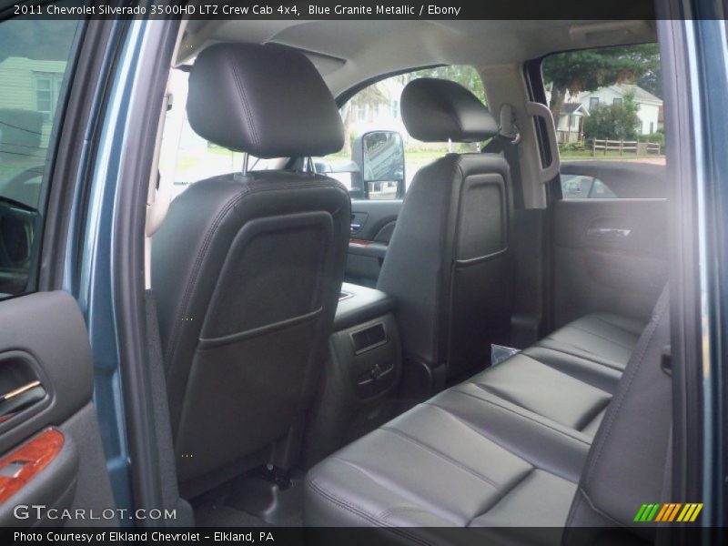 Blue Granite Metallic / Ebony 2011 Chevrolet Silverado 3500HD LTZ Crew Cab 4x4