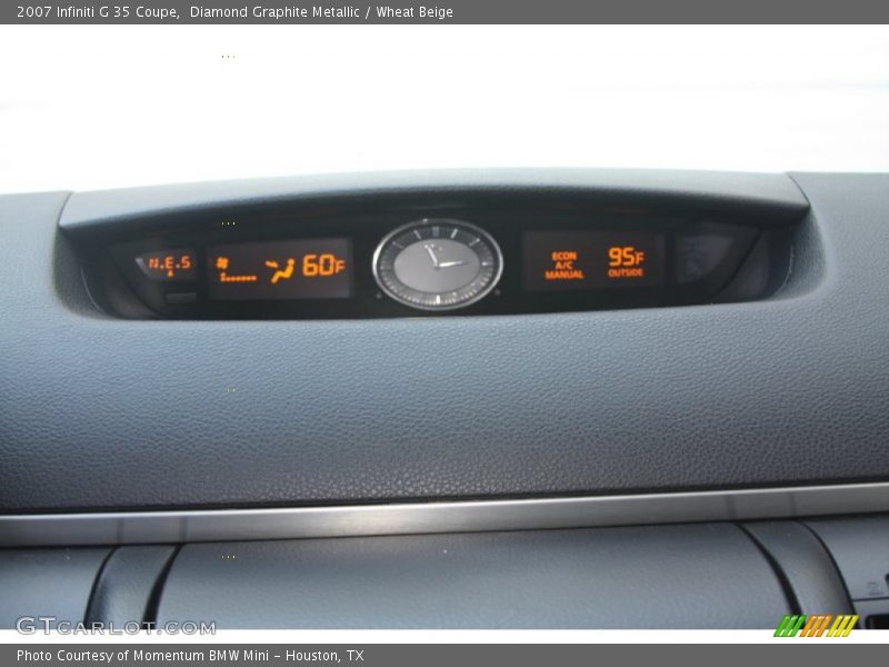 Diamond Graphite Metallic / Wheat Beige 2007 Infiniti G 35 Coupe