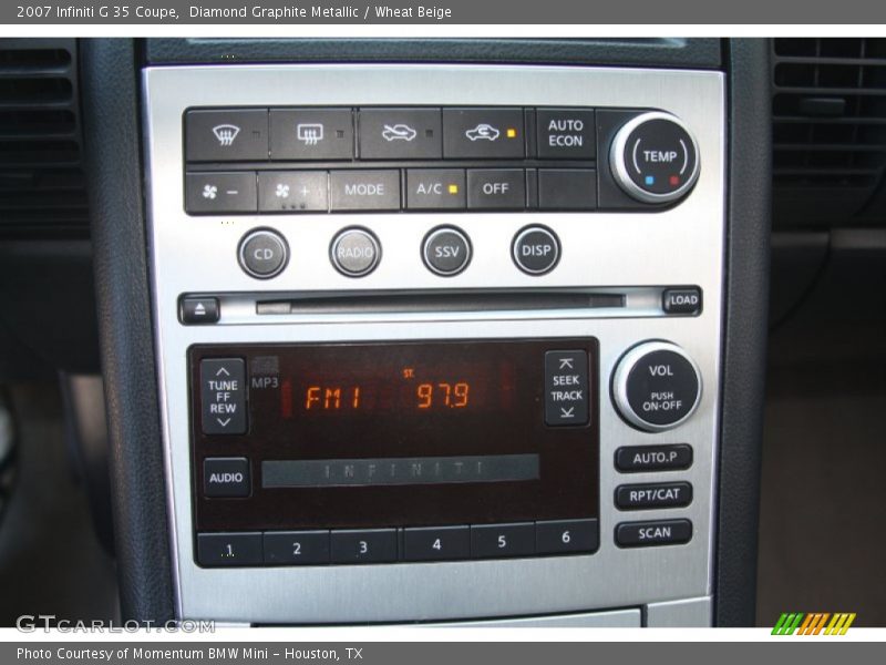 Diamond Graphite Metallic / Wheat Beige 2007 Infiniti G 35 Coupe