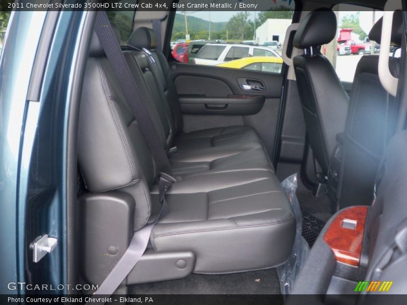Blue Granite Metallic / Ebony 2011 Chevrolet Silverado 3500HD LTZ Crew Cab 4x4