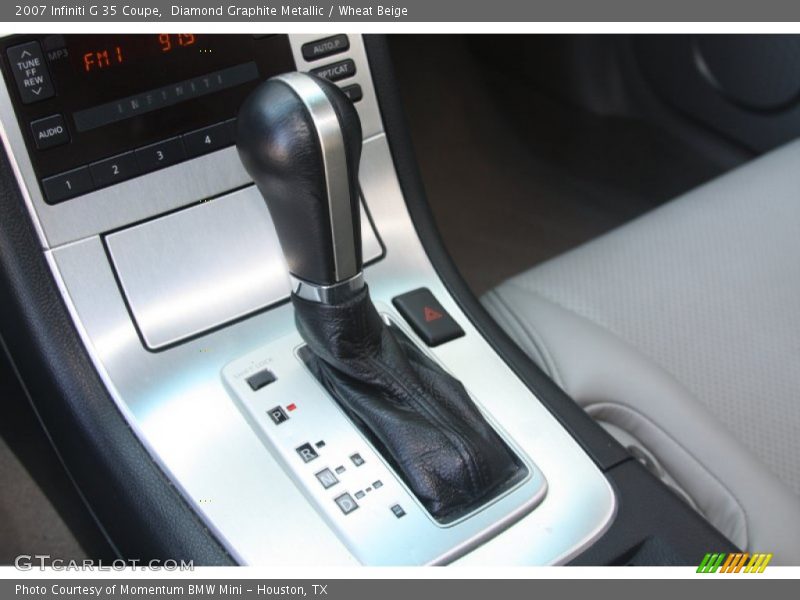 Diamond Graphite Metallic / Wheat Beige 2007 Infiniti G 35 Coupe