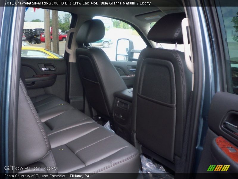 Blue Granite Metallic / Ebony 2011 Chevrolet Silverado 3500HD LTZ Crew Cab 4x4