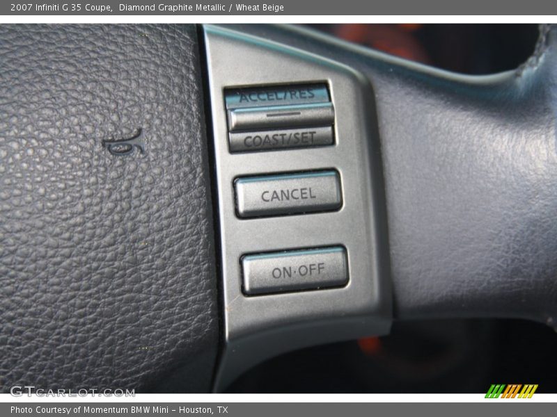 Diamond Graphite Metallic / Wheat Beige 2007 Infiniti G 35 Coupe