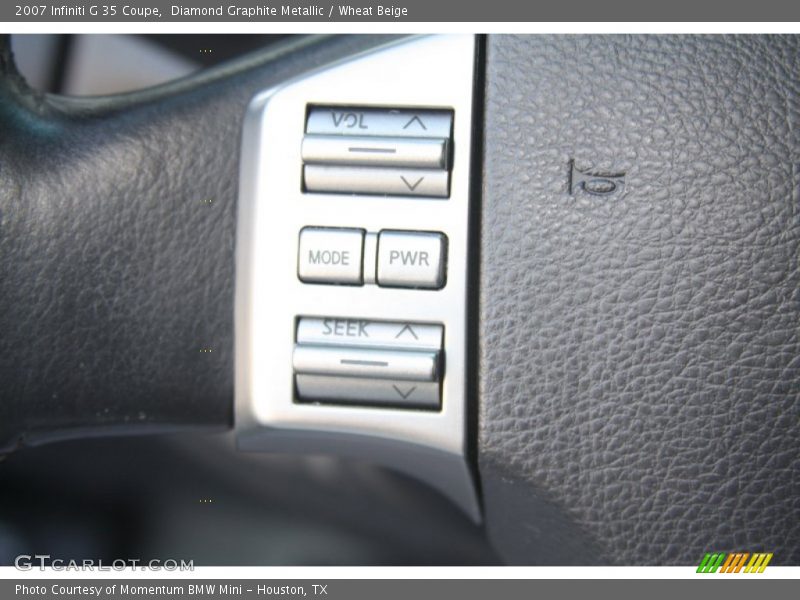 Diamond Graphite Metallic / Wheat Beige 2007 Infiniti G 35 Coupe