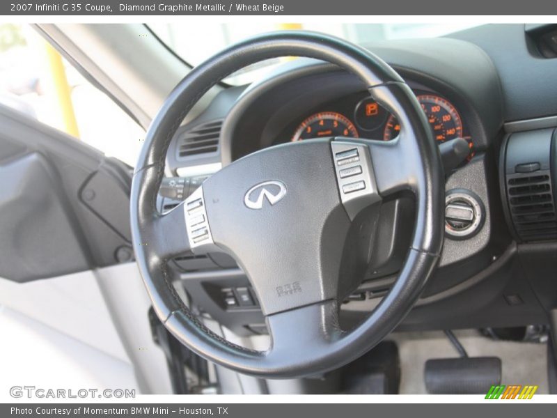 Diamond Graphite Metallic / Wheat Beige 2007 Infiniti G 35 Coupe