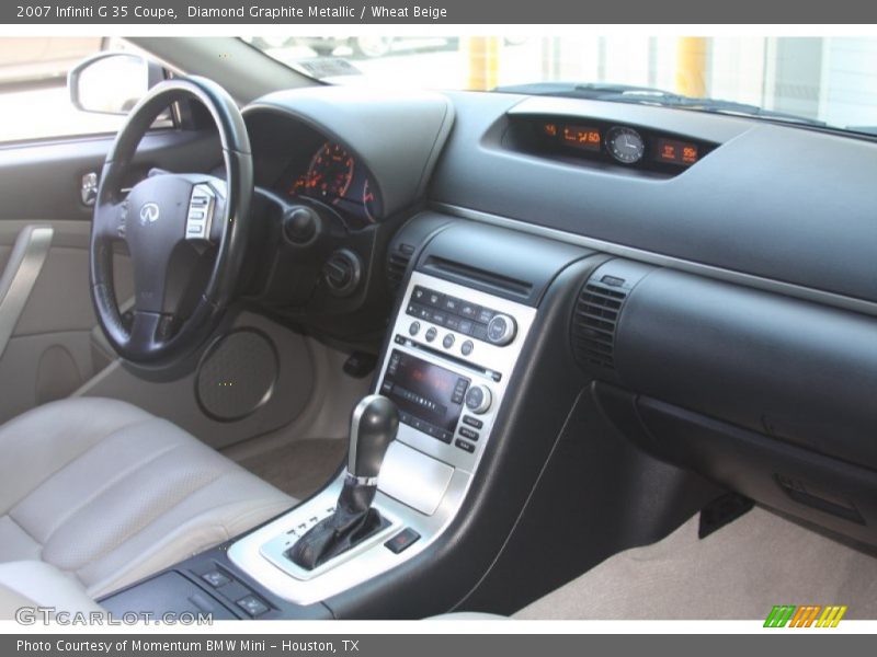 Diamond Graphite Metallic / Wheat Beige 2007 Infiniti G 35 Coupe