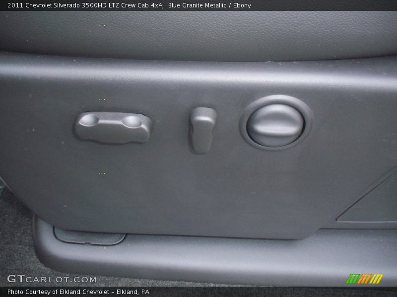 Blue Granite Metallic / Ebony 2011 Chevrolet Silverado 3500HD LTZ Crew Cab 4x4