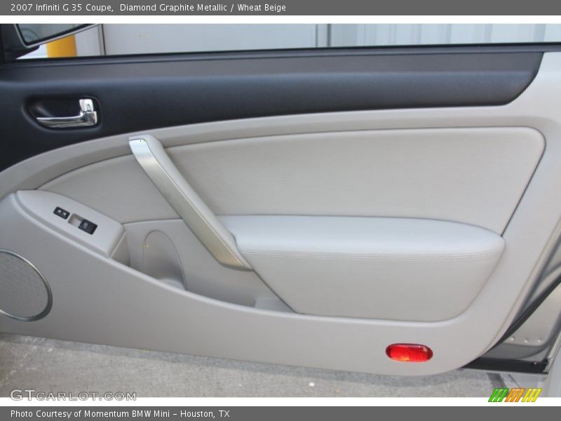 Diamond Graphite Metallic / Wheat Beige 2007 Infiniti G 35 Coupe