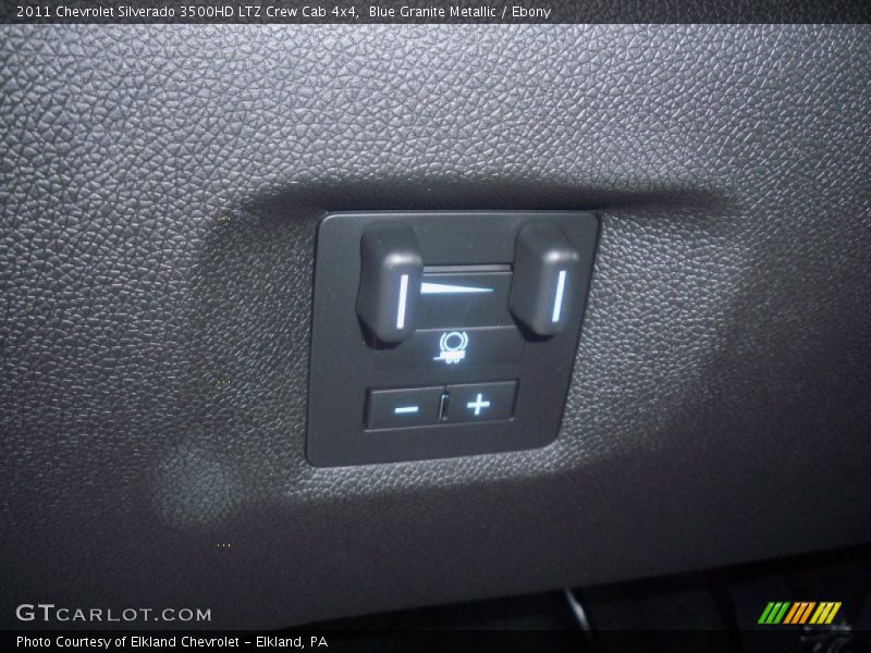 Blue Granite Metallic / Ebony 2011 Chevrolet Silverado 3500HD LTZ Crew Cab 4x4