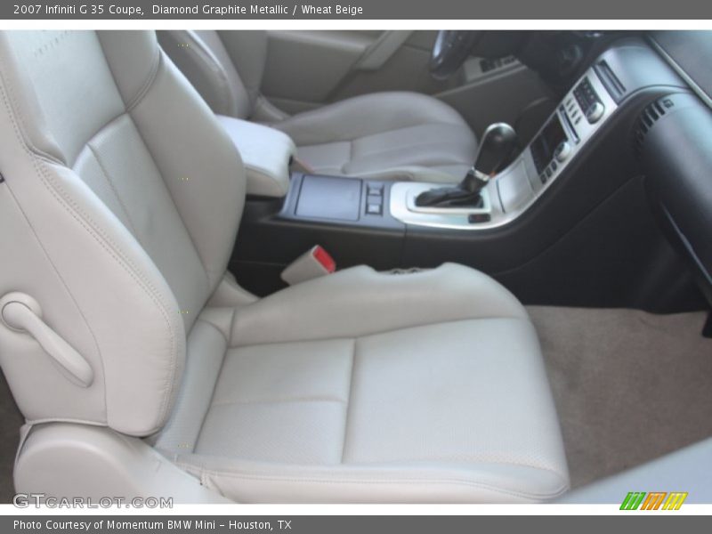 Diamond Graphite Metallic / Wheat Beige 2007 Infiniti G 35 Coupe