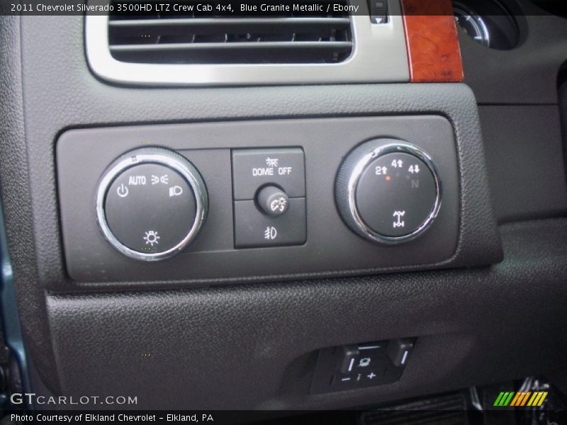 Blue Granite Metallic / Ebony 2011 Chevrolet Silverado 3500HD LTZ Crew Cab 4x4