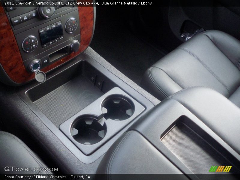 Blue Granite Metallic / Ebony 2011 Chevrolet Silverado 3500HD LTZ Crew Cab 4x4