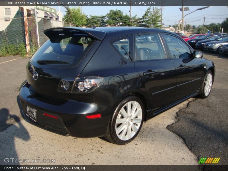 Black Mica / MAZDASPEED Gray/Black 2008 Mazda MAZDA3 MAZDASPEED Grand Touring