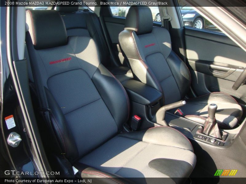  2008 MAZDA3 MAZDASPEED Grand Touring MAZDASPEED Gray/Black Interior