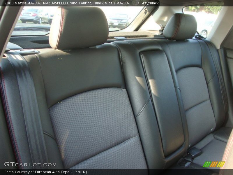 Black Mica / MAZDASPEED Gray/Black 2008 Mazda MAZDA3 MAZDASPEED Grand Touring