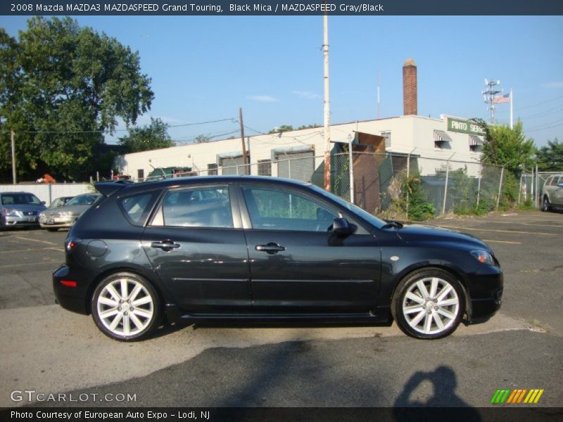 Black Mica / MAZDASPEED Gray/Black 2008 Mazda MAZDA3 MAZDASPEED Grand Touring